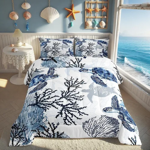 Miniatura 18 de Juego de ropa de cama Happy Camping de Homewish, tamaño individual, con diseño de osos cazadores y pinos, para niños, hombres, adultos, decoración