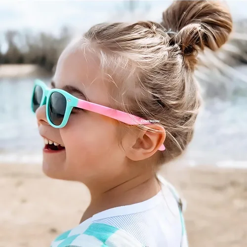 Miniatura 50 de Lentes de sol polarizados de goma elastómero termoplástico (TPEE) flexible, para niñas y niños de 3 a 9 años