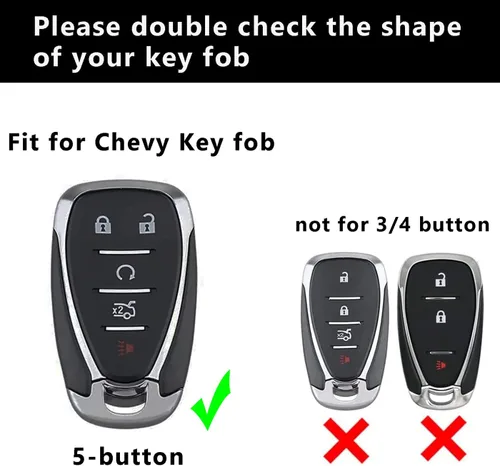 Miniatura 2 de ontto Funda para llave de coche sin llave para Chevrolet Cruze Equinox Impala