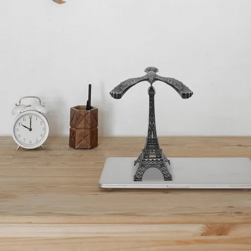 Miniatura 9 de Totority Balance Bird - Águila de aleación con torre Eiffel, juguete de escritorio de gravedad de 5.9 pulgadas, demostración de física giratoria