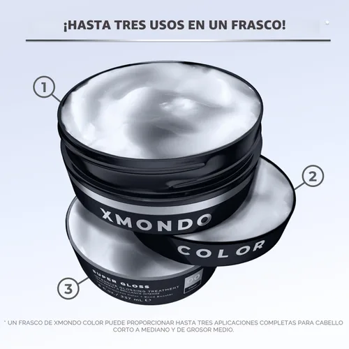 Miniatura 9 de XMONDO Hair Tratamiento Super Gloss de Brillo Intensivo Infundido con Tecnología Bond Booster para Aumentar el Brillo y Ácido Hialurónico