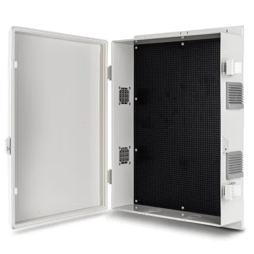 Miniatura 12 de Namunanee - Caja de conexiones eléctricas para exterior, recinto resistente al agua de ABS con panel de montaje interno y tapa con bisagras, 9.2" H