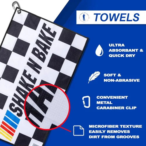 Miniatura 2 de U Suck at Golf Divertida toalla de golf para bolsa, microfibra súper absorbente, secado rápido, textura de gofre y diseños únicos para destacar