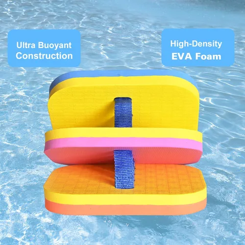 Miniatura 3 de Flotador trasero de seguridad para natación con 3 capas ajustables cinturones de natación impermeables dispositivo para niños flotadores de natación