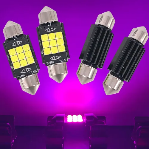 Miniatura 19 de SOCAL-LED - Bombilla LED de 0.157 x 1.220 in de Canbus Super Bright 3030 Chipset para interior de coche, luz de cúpula DE3175, luz de mapa, azul