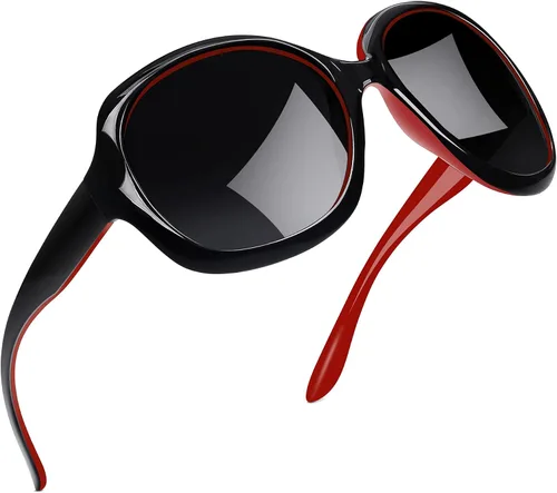 Miniatura 49 de Joopin Lentes de sol de gran tamaño para mujer, polarizados, grandes, para conducción, protección UV, grandes sombras