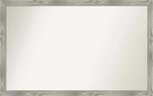 Miniatura 390 de Amanti Art Espejo personalizado, espejo de baño gris plomo a rayas, espejo de pared o espejo de tocador de baño sobre el fregadero