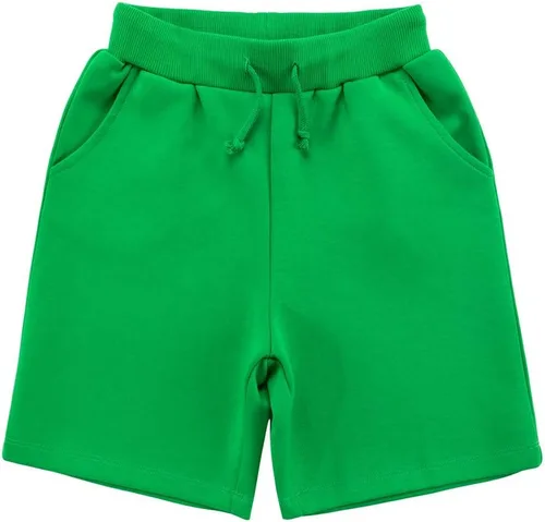 Miniatura 2 de UNCOO - Paquete de 2 pantalones cortos deportivos de tela deportiva saludable para niños (edad 3-12 años)
