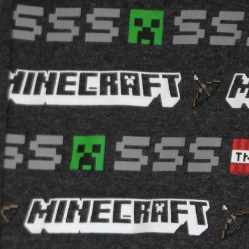 Miniatura 7 de Minecraft Creeper - Conjunto de 3 piezas para niños, sudadera con capucha y cremallera, camiseta de manga corta y pantalones deportivos