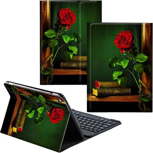 Miniatura 72 de Para Samsung Galaxy Tab S6 Lite Funda 2022/2020 Teclado Inalámbrico Desmontable Y Cubierta De Soporte De Cuero PU Funda Protectora Para Samsung