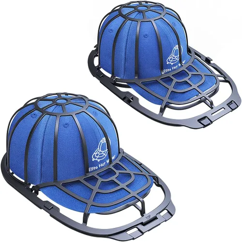 Miniatura 9 de Eiito Lavadora de sombreros para lavadora, jaula de lavado de sombreros, limpiador de sombreros para gorras de béisbol, paquete de 2 unidades, 2