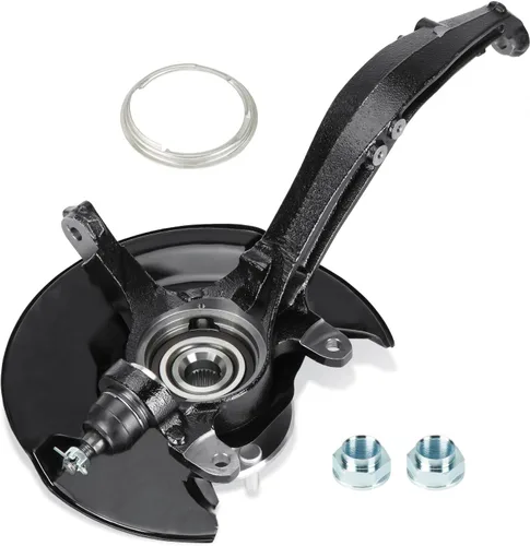 Conjunto de Nudillo de Dirección y Cubo de Cojinete de Rueda Delantero Izquierdo Compatible con Honda Accord 2.4L Coupe sedan 2003-2007, Reemplazo