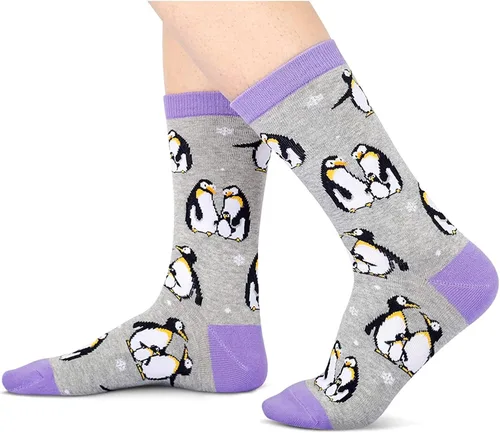 Miniatura 2 de HAPPYPOP Regalos divertidos de llama, regalos de flamenco, calcetines de llama novedosos para mujeres y niñas
