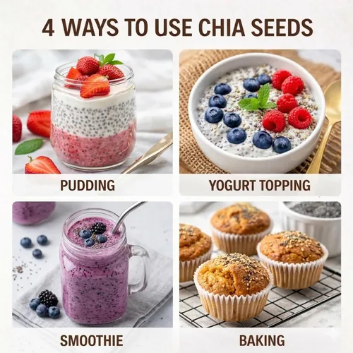 Miniatura 8 de Semillas orgánicas de chía negra de 4 libras a granel – Superalimento Omega-3 con alto contenido de fibra, sin OMG, sin gluten, veganas, kosher
