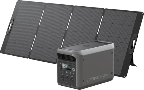 Miniatura 15 de DABBSSON - Estación de energía portátil de 2048 Wh, LiFePO4 semi-sólido seguro, potencia de aumento de 3300 W, salida de CA de 2200 W ×6, 41 lb