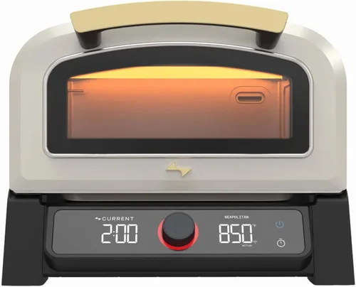 Miniatura 2 de Current® Horno eléctrico inteligente Model P para pizza, 12 pulgadas, 850 °F máximo, 5 modos de cocción, conectividad de aplicación para monitoreo