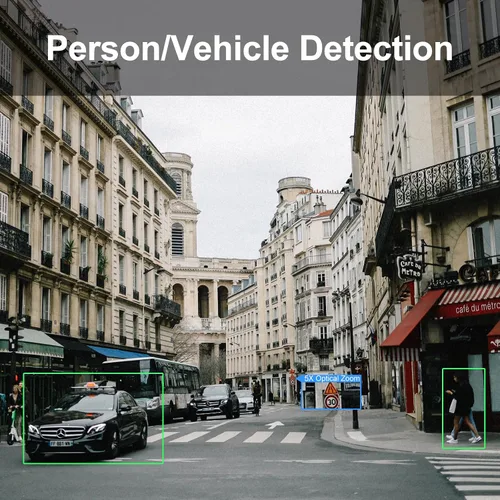 Miniatura 4 de Cámara de seguridad IP PoE de 8MP 4K con zoom óptico 5X, cámara IP domo H.265, luz dual inteligente, conversación bidireccional, ranura para tarjeta