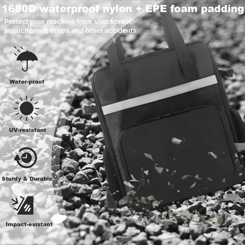 Miniatura 4 de Bolsa de transporte para máquina de helados Ninja CREAMi NC301 y NC501, bolsa portátil de viaje para máquina de helados, bolsa de almacenamiento