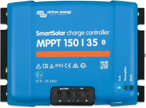 Controlador de carga solar Victron Energy SmartSolar MPPT (Bluetooth) - Controladores de carga para paneles solares - 150V 35 amperios