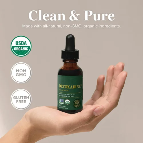 Miniatura 4 de Suplemento Global HealinD detoxadine Nascent Iodine, 1 onza líquida.