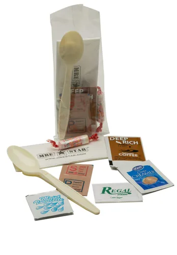 Miniatura 3 de MRE STAR Survival - Caja de comidas de emergencia listas para comer con accesorios y FRH, embalaje compacto y ligero, vida útil prolongada, 12