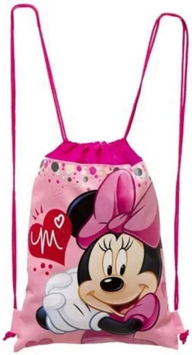 Miniatura 2 de Mickey and Minnie Mouse - Mochilas con cordón y cordones con monedero desmontable y libros de autógrafos (juego de 6), Rosa Azul, Cordón