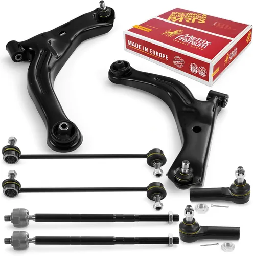 Miniatura 16 de Metrix Premium Chassis Parts - Kit de suspensión delantera de 10 piezas para BMW X5 2007-2013, BMW X6 2008-2014, reemplazo, fabricado en Europa