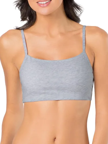 Miniatura 4 de Fruit of the Loom Women's Spaghetti Strap Cotton Pullover Sports Bra Value Pack