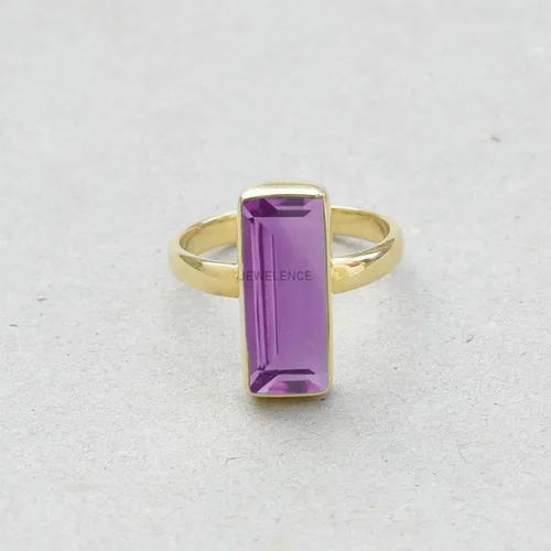 Miniatura 81 de Anillo de plata de ley maciza superpuesta de oro amarillo de 18 quilates para mujer, anillo de compromiso de plata esterlina, juego de bisel