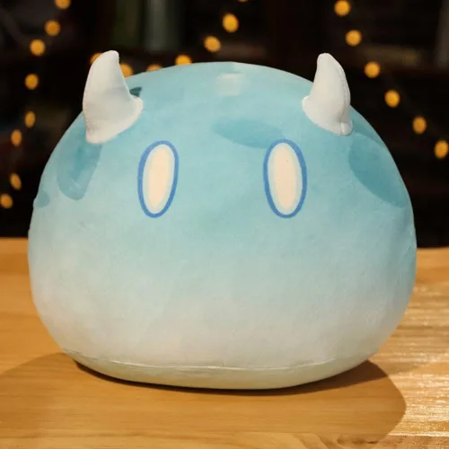 CHAOZI0 CHAOZI0 - Almohada de peluche para niños, cojín para sofá, almohada suave de peluche para fanáticos del juego de rol (13.8 pulgadas, agua)