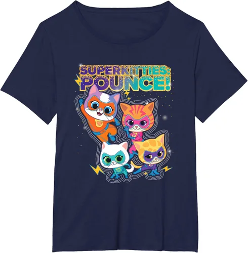 Miniatura 19 de Disney Junior SuperKitties Pounce! Camiseta de equipo completo, talla S
