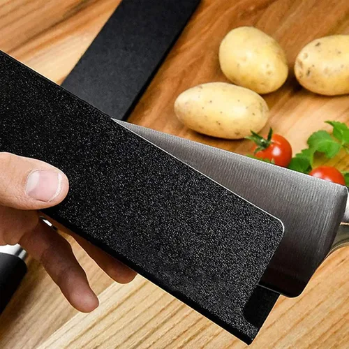Miniatura 2 de Protector de cuchillos de chef de 8 x 2 pulgadas, juego de 2 fundas universales impermeables para cuchillos de cocina, fundas protectoras