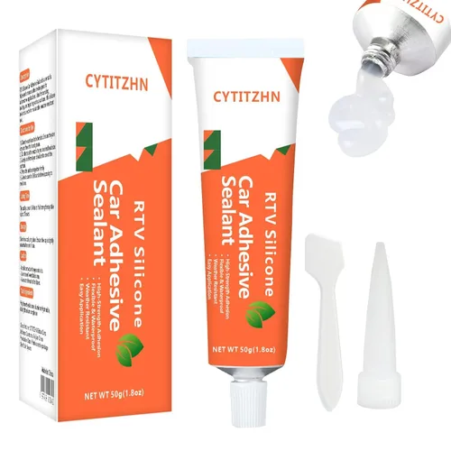 Miniatura 7 de Adhesivo Sellador de Silicona RTV, Masilla de Silicona 100% Impermeable, Fuerte Adhesión, Resistente a la Contracción y Grietas, Masilla Multiusos