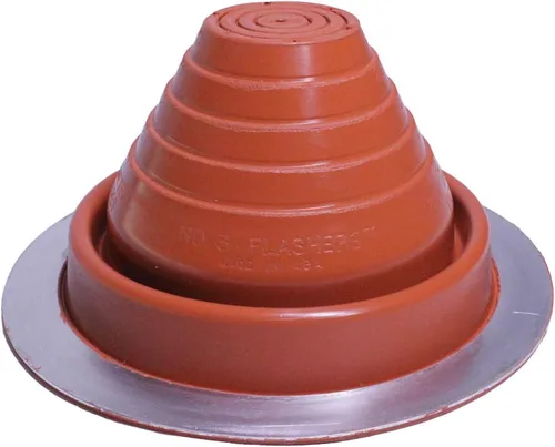 Miniatura 7 de Flashers #1 Silicona de alta temperatura flexible para techo Jack Pipe Boot Metal Roofing Pipe Flashing (Pipe OD 1/4" a 2")