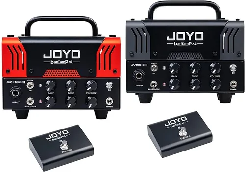 JOYO Cabezal de amplificador de mini tubo BanTamp Serie XL Jackman II y Zombie II Bundle 20 vatios preamplificador híbrido para guitarra