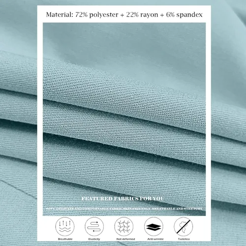Miniatura 6 de VIAOLI Conjunto de ropa quirúrgica para mujer, conjunto de camiseta médica y pantalón deportivo, ropa de trabajo, traje deportivo moderno y clínico