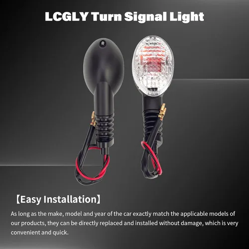 Miniatura 3 de 2 pares de luces direccionales 23037-0115/0116/0117/0118/0388/0389/0376/0377 compatibles con KAWASAKI KLX125 KLX150 KLX230 KLX250 KLX300 KLX2300