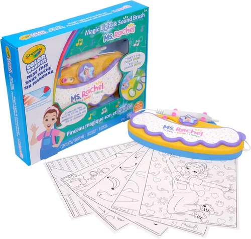 Miniatura 9 de Crayola Color Wonder - Cepillo de luz mágico, estación de pintura sin desorden para niños, juguetes y actividades para niños, regalos de vacaciones