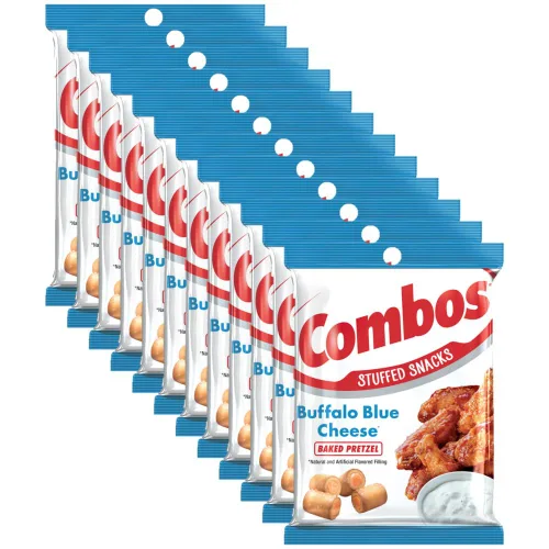 Miniatura 9 de COMBOS Cheese Snacks - Paquetes de bocadillos de queso nacho, aperitivo de galleta horneada, bolsa a granel de 6.3 onzas (paquete de 12)