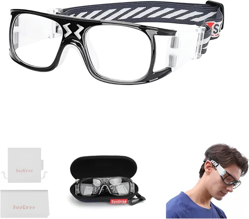 Miniatura 14 de SooGree Sports Goggles Racquetball Glassess Basketball Football Soccer Goggles for Men & Women Adjustable Strap