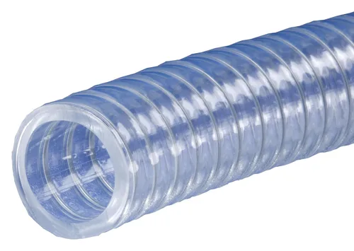 Kuriyama Kuri Tec K7160 Series Manguera estándar de PVC para alimentos y bebidas, 100 psi, 100 pies de largo x 5/8 pulgadas de diámetro interior,