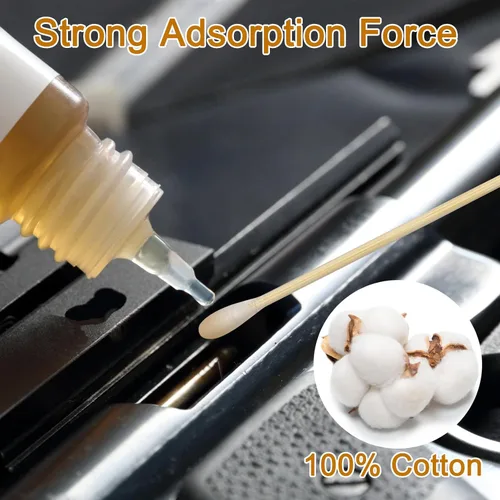 Miniatura 3 de Gun Cleaning Swabs, Dual - Ends Tips, 6 Inch Gun Cleaning Supplies, Long Cotton Swabs with Bamboo Sticks in A Storage Case for Gun Cleaning and