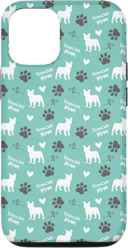 Miniatura 27 de Funda para iPhone 13 Pro Max Frenchie Mom Bulldog Francés Mamá Azul Mujeres