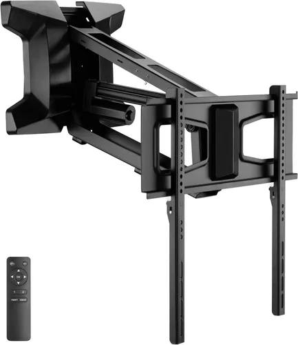 Miniatura 10 de MOUNT-IT! Soporte de pared motorizado para TV con chimenea Soporte de montaje de mantel eléctrico desplegable con control remoto, capacidad
