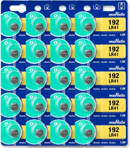 Miniatura 8 de Murata Batería LR41 AG3 392A 1.55V Pila de Botón Alcalina (5 Baterías)