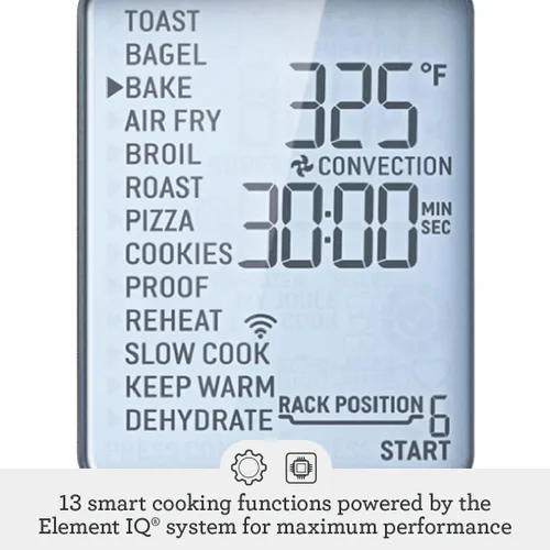 Miniatura 4 de Breville BOV950BSS Joule Horno inteligente, Freidora de aire Pro, Horno de sobremesa, de acero inoxidable cepillado