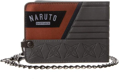 Miniatura 4 de Naruto Hidden Leaf Village - Cartera plegable con cadena Multi colorido