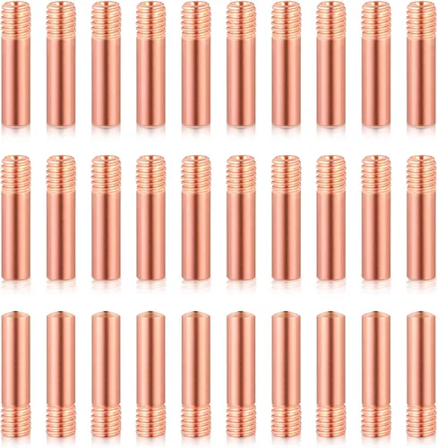 Honoson Paquete de 30 puntas de contacto de soldadura, pistolas MIG de 0.035 pulgadas 11-35 (0.035 pulgadas) Puntas de soldadura 000068 Accesorios