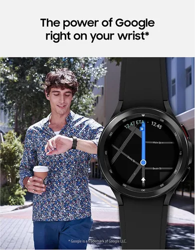 Miniatura 7 de Samsung Electronics Galaxy Watch 4 Classic 1.811in Smartwatch con monitor ECG Tracker para salud, fitness, correr, ciclos de sueño, detección
