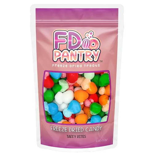 Miniatura 13 de Dulce Crujiente de Air Taffy Liofilizado - Variedad de Sabores de Frutas, 3.5 oz Fresa, Melón, Cereza, Frambuesa, Naranja, Uva, Misterio Snack